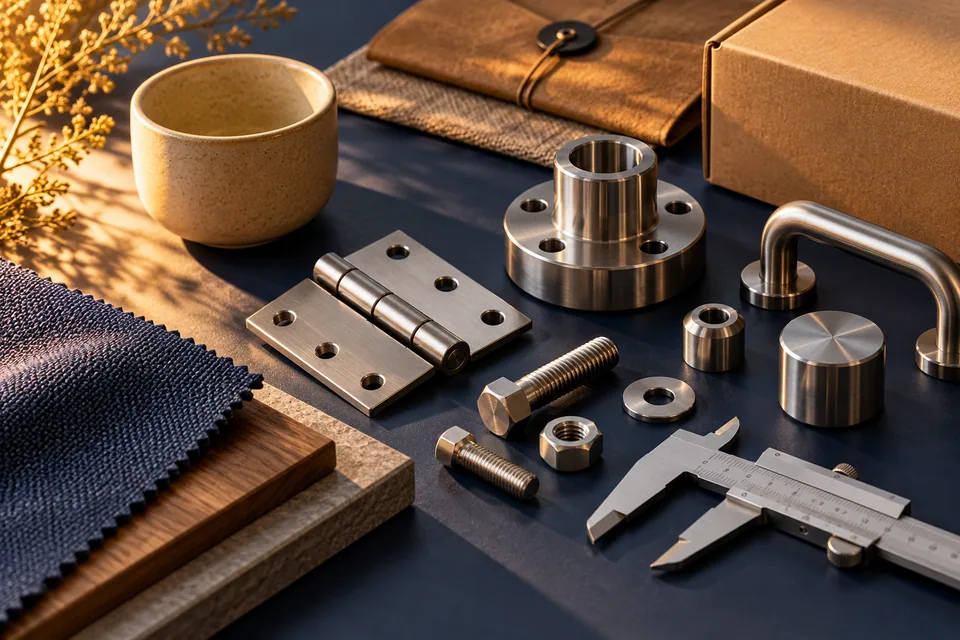 Illustrative product samples and precision components
